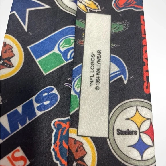 Vintage 1994 NFL‎ Team Logo Men's Tie - Picture 2 of 3